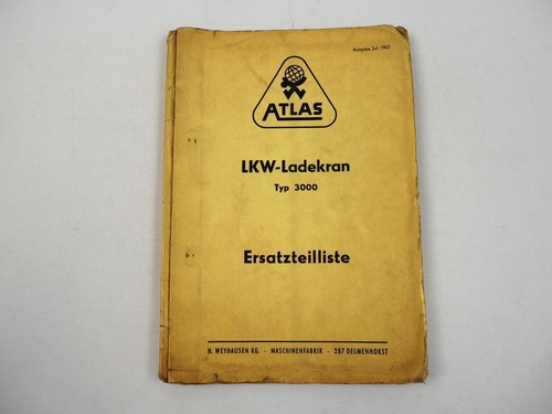 Atlas 3000 ladekran für lkw - atlas,