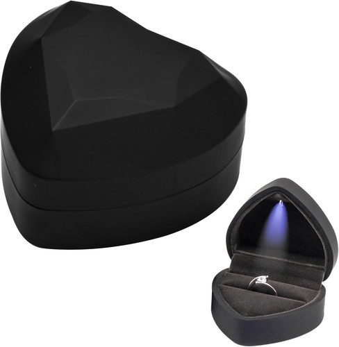 Led ringbox mit samt - led,