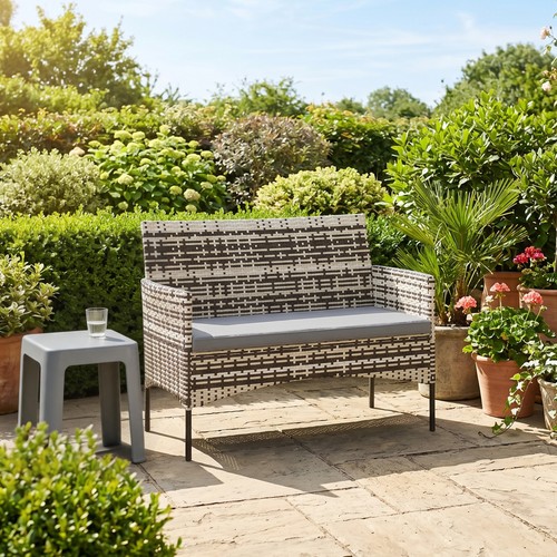 Outsunny gartensofa sitzer - outsunny, 2-sitzer