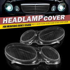 2x Scheinwerferglas Scheinwerfer Linse Rechts Links für MERCEDES-BENZ W211 02-08