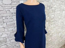 KARL LAGERFELD PARIS DAMEN FEST ABEND COCKTAIL PARTY KLEID DUNKELBLAU 38