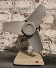 Tischventilator Ventilator Lüfter Progress W11 Vintage Made in Italy 2 Stufen