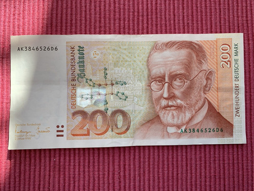 200 schein banknote - 200, /