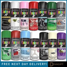 COLOUR IT AEROSOL SPRAY LACK GLANZ MATT METALLIC HOLZ METALL KUNSTSTOFF 250ML 400ML