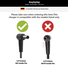 65W AC Adapter 19V 3.42A für