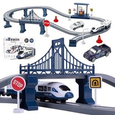 Zug Set Spielzeug mit Schienen