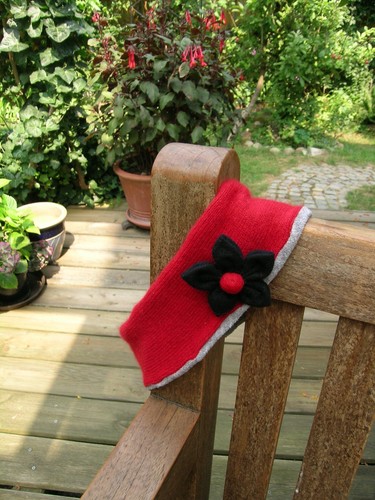 Stirnband vintage rot - stirnband,,