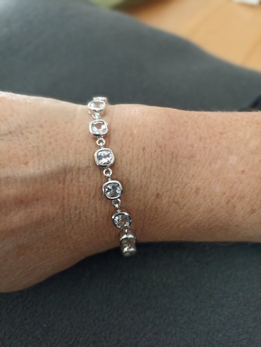 Goshenit silberarmband - goshenit,