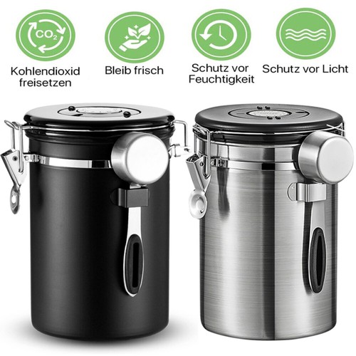 Kaffeedose luftdicht edelstahl - luftdicht,