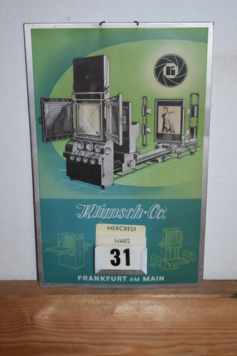 Altes blechschild 50er - blechschild, 40/50er