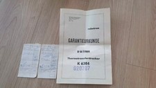 Robotron Garantie Drucker K6304 Z 9001 KC 85/1 Computer Rechnung 