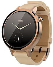 Motorola 360F42GOLDV2 Moto 360 Leder Damen-Smartwatch rosa/gold