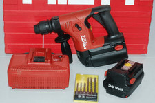 Hilti-TE6-A Akku-Bohrhammer+Koffer+2xAkku+Ladestation+Bohrerkasette