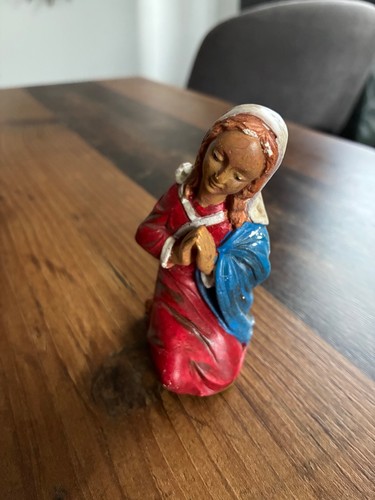 Alte krippenfigur maria figur - alte,