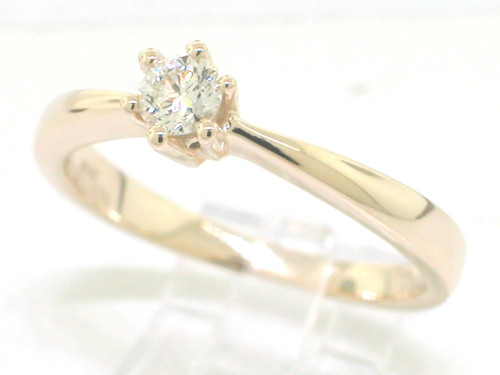 Solitär brillant ring 585 - solitär,