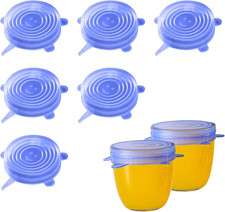 6 Stück Dehnbar Silikondeckel