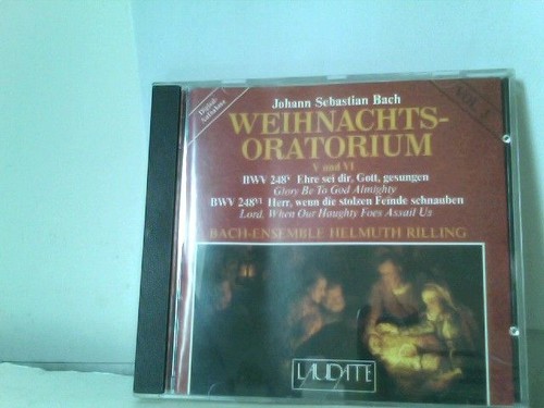 Weihnachts oratorium volume - weihnachts-oratorium, "
