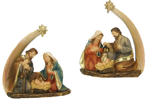 Krippenfiguren heilige familie - heilige,