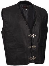 Lederweste glattleder rocker - glattleder,