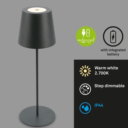 Tischlampe usb akku lampe - akku, led