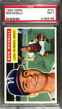 1956 Topps #131 BOB ROSELLI