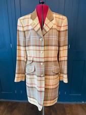 DAKS of Jermyn Street London Vintage Jacke Longline Blazer Longjacke Gr. 12