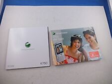 Original Sony Ericsson K750 750i Bedienungsanleitung Phone Anleitung Software CD