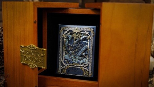 Schwarze schildkröte deluxe - schwarze,