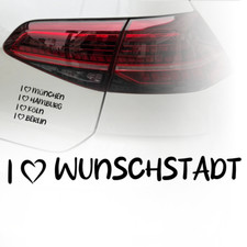 Auto Aufkleber I LOVE