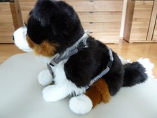 Hundegeschirr H-Geschirr von Trixie grau gemustert für Welpen und kleine Hunde