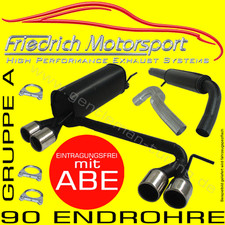 FRIEDRICH MOTORSPORT DUPLEX AUSPUFFANLAGE für VW Golf 5 1.4 1.6 1.9 2.0 R32-Look