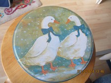 Sammel/keksdose blech- Motiv Gänse - 20 cm