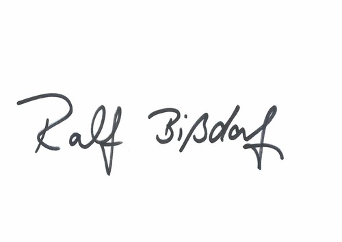 Autogramm ralf bissdorf - autogramm,