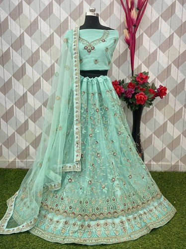 Lehenga choli blau - lehenga, indien