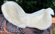 Lammfell Sattelbezug