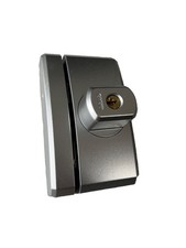 ABUS Fenster-Zusatzsicherung FTS96, Sonderfarbe Silber, Gleichschließend AL0089