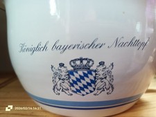 Emaille Nachttopf Bettpfanne