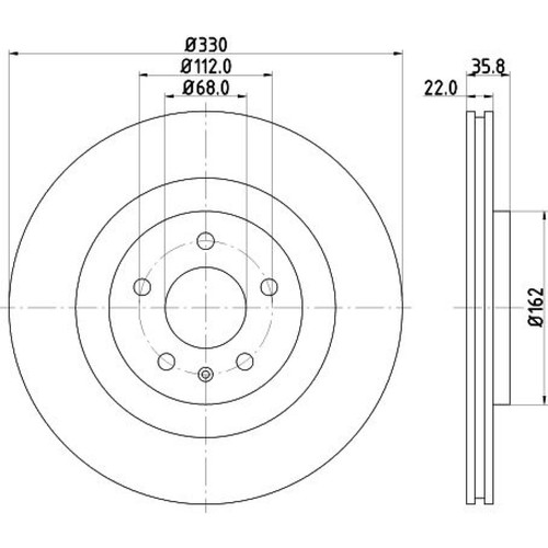 Hella 8dd 355 118 021 - 2x,