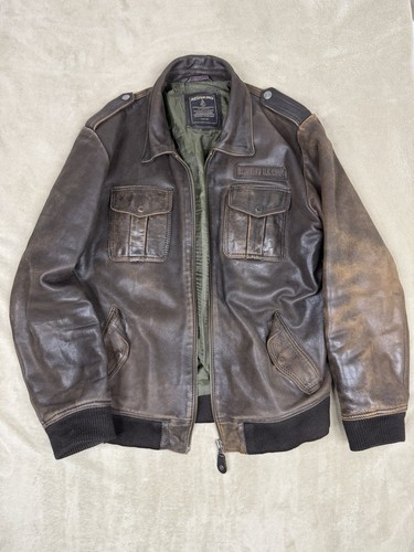Redskins lederjacke braun - redskins,