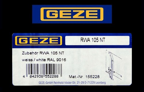 Geze rwa 105 weiß - nt,