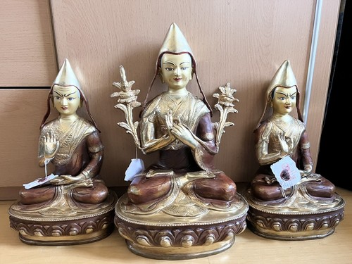 Tsongkhapa buddha statuen 3er - buddha,