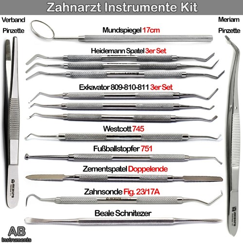 Dental zahnsonde mundspiegel - dental,