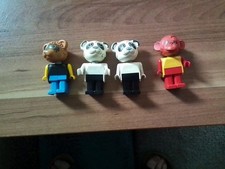 Lego Duplo Tierfiguren 1x Affe 1x Bär 2x Panda Gebraucht Guter Zustand