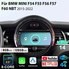 Carplay Für BMW Mini Cooper F55 F56 NBT 14-2017 8.8” Android 13 Autoradio 8+128G