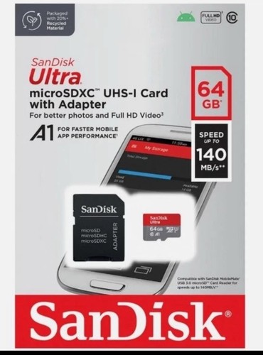 Sandisk ultra 64gb microsdxc - 64gb,