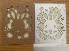 Große Stanzschablone Hase, NEUWERTIG, 12x15 cm