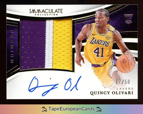 Rookie quincy olivari - /50,