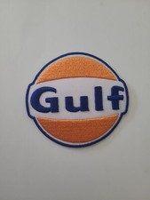 Aufnäher Gulf Tuning Patch Motorcycles Motorsport Biker Bügelbild Kutte TOP