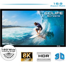 Rahmenleinwand Heimkino Beamer Leinwand Beamerleinwand Projektionsleinwand 16:9