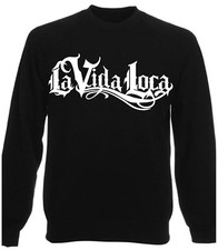 LA VIDA LOCA Pullover Sweatshirt - LA FAMILIA Black Pearl AUTO MOTORRAD MI Decal